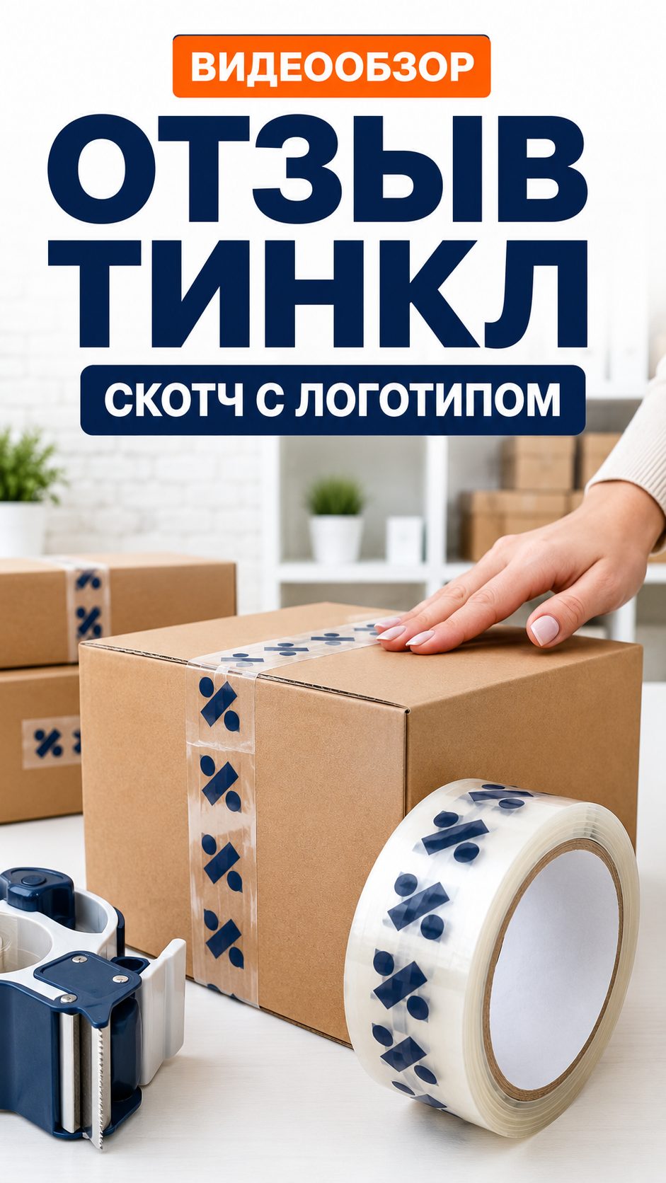 Блогер Тинкл о скотче с логотипом — видеоотзыв