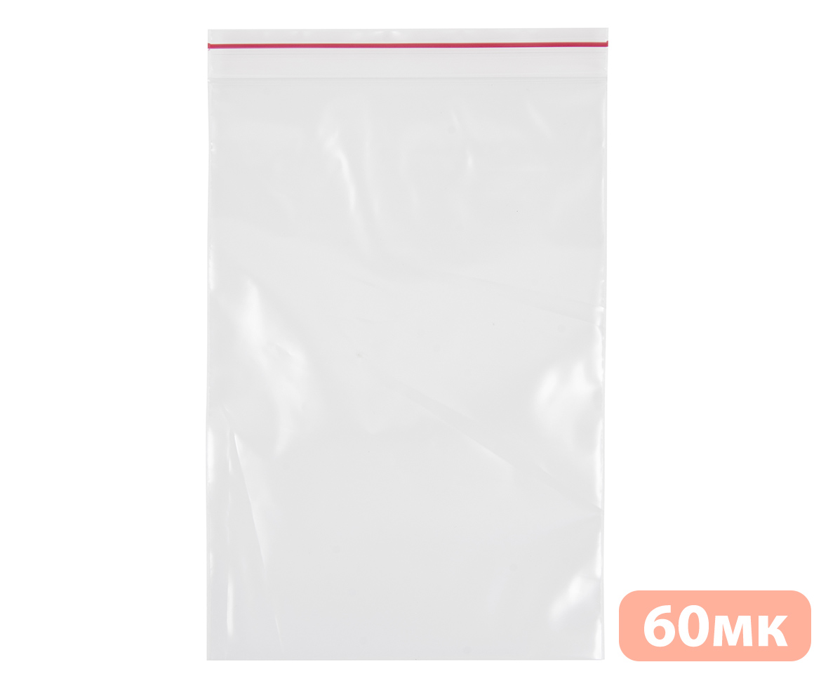 Пакет с замком zip-lock - 35мм*45мм*60мкм