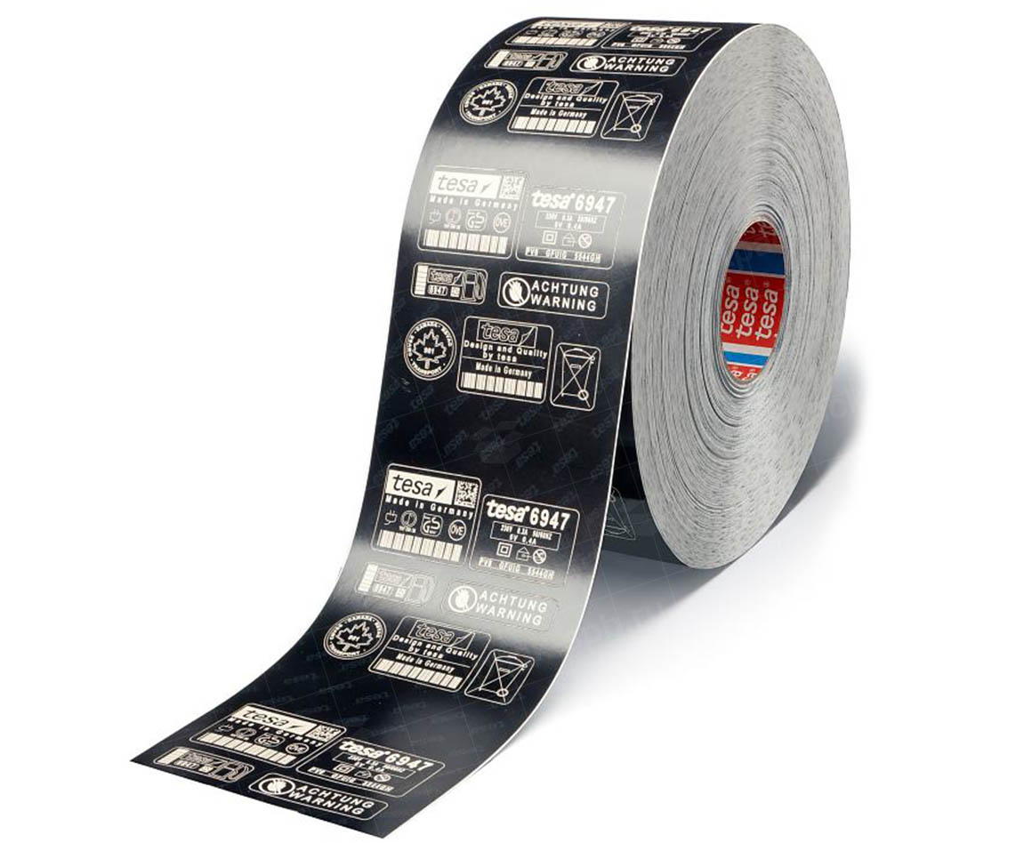 Tesa 6930, 1м*100мм, черный матовый