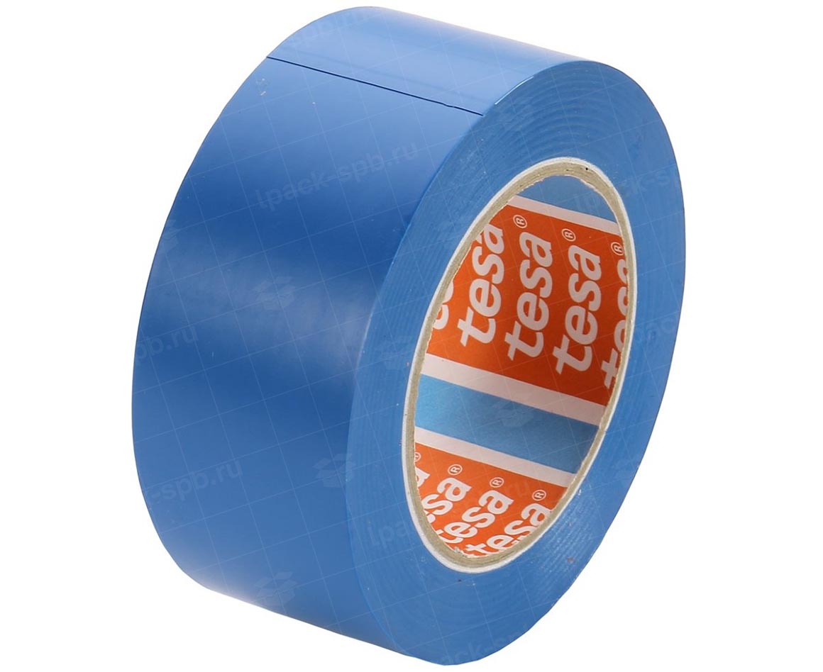 Лента для напольной разметки Tesa 4169-50мм*33м, синий