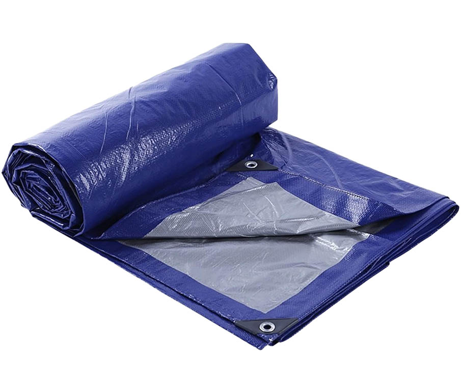 Тент укрывной OXISS - 2*3м, 230гр/м², темно-синий/серый