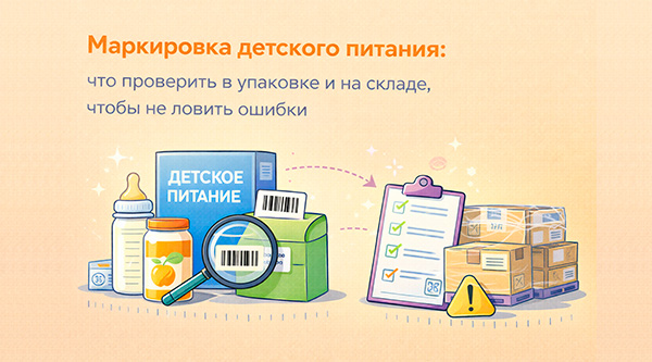 Маркировка детского питания: что проверить в упаковке и на складе, чтобы не ловить ошибки